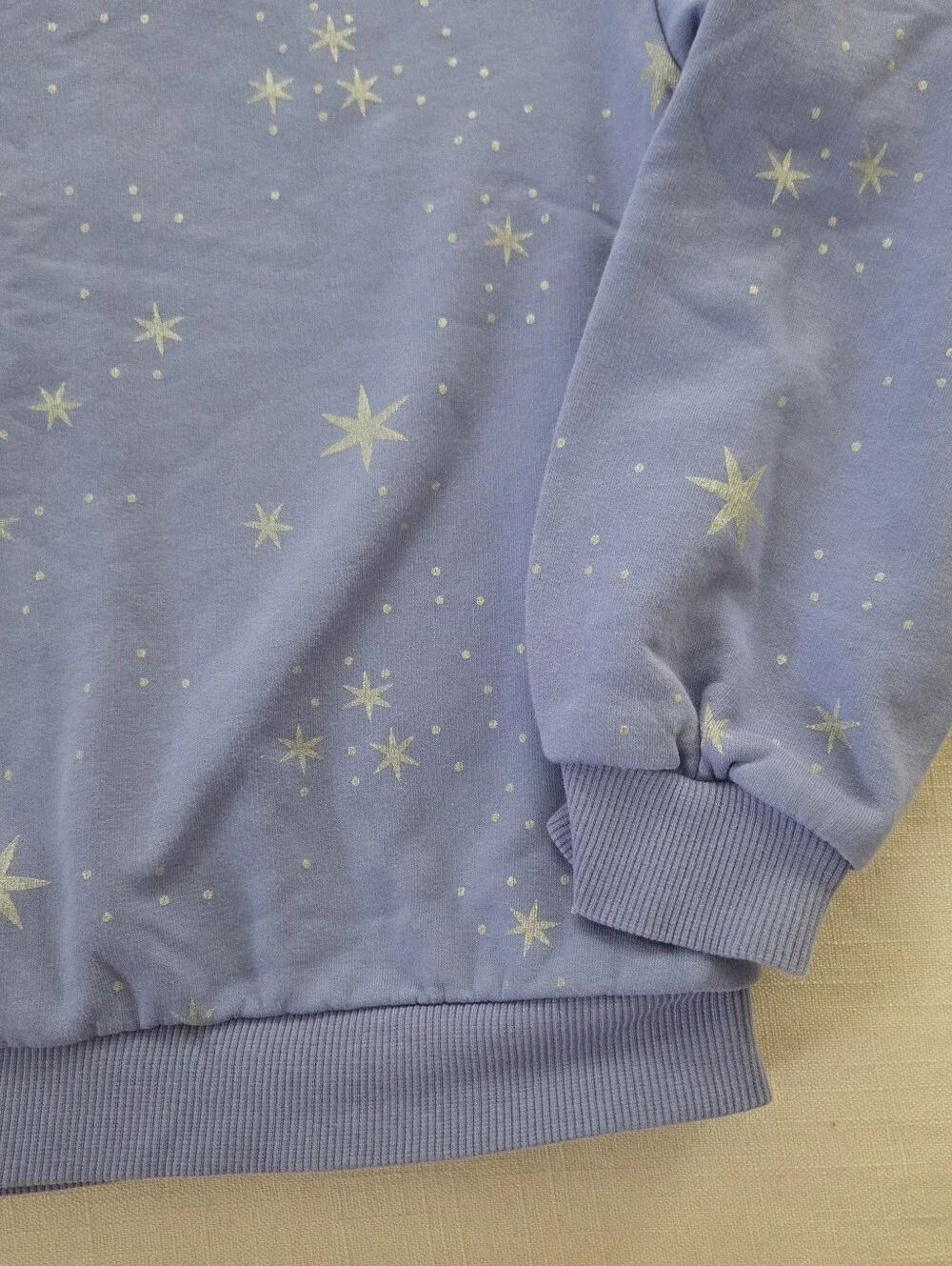 Hanna Andersson Lavender Star Crewneck Sweatshirt Kids 8